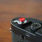 Red Concave Small Soft Release Button f/ Leica M3 MP M8 M9 Fuji X100 