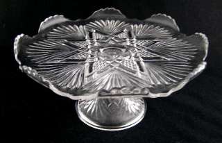 CHAMPION cake stand, 9 1/4 d. EAPG  
