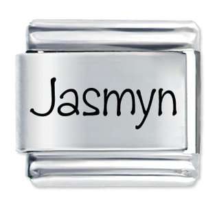  Name Jasmyn Gift Laser Italian Charm Pugster Jewelry
