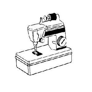 Toy sewing machine rubber stamp WM Arts, Crafts & Sewing