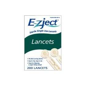  Ez Ject Thin Lancets, 200 Per Box