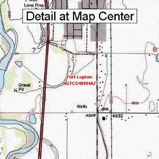   Topographic Quadrangle Map   Fort Lupton, Colorado (Folded/Waterproof