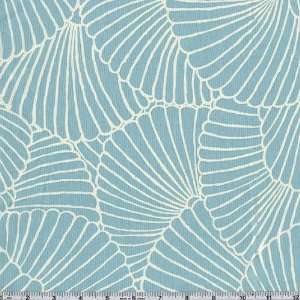  45 Wide Luli Shells Aqua Fabric By The Yard Arts 