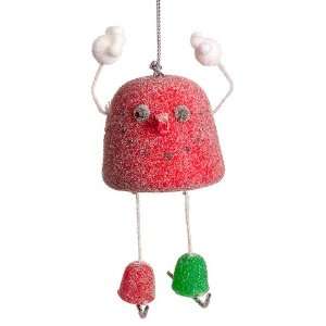  4.5 Gumdrop Ornament Red (Pack of 24)