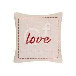  12 x 12 Saying Pillow, Love