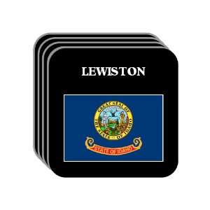 US State Flag   LEWISTON, Idaho (ID) Set of 4 Mini Mousepad Coasters
