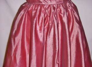 Vintage 1950s Strapless Mauve, Below the Knee, Party Dress, Size XS 
