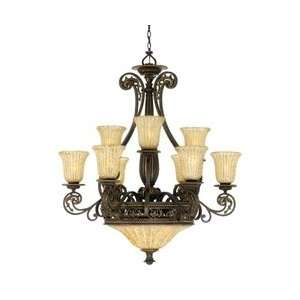 Quoizel LZ5009ML Lorenza 46 Inch 12 Lights Two Tier Chandelier with 