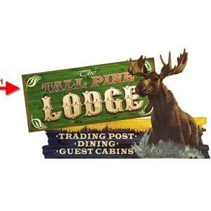  Moose Lodge Cut Out Sign   Customizable