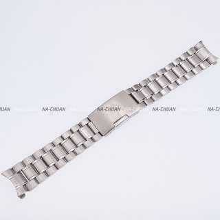 New KS Official Stainless Steel Silver Tone 20MM Watch Band Bracelet 