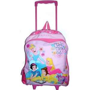  Disney Princesses Pink Large Rolling Backpack ~ Snow White 