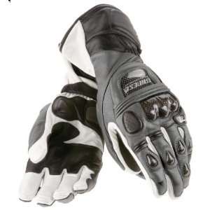  DAINESE JOUST LEATHER GLOVES CARBON/WHITE/BLACK 2XL 