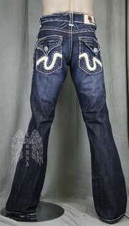 Laguna Beach Jeans Mens OLD LAGUNA White stitch 1G Crystals **SAMPLE 