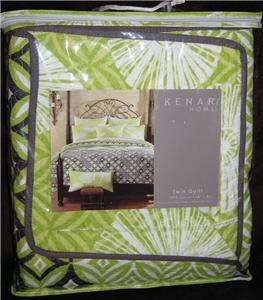KENAR HOME (2PC) TWIN GIRL QUILT bedding set Comforter+ SHAM floral 