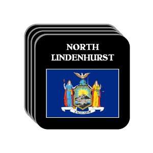 US State Flag   NORTH LINDENHURST, New York (NY) Set of 4 