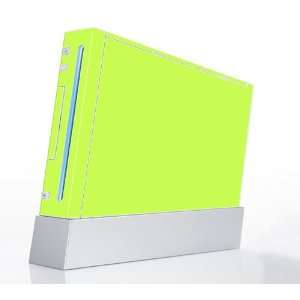 Simply Lime Decorative Protector Skin Decal Sticker for Nintendo Wii 