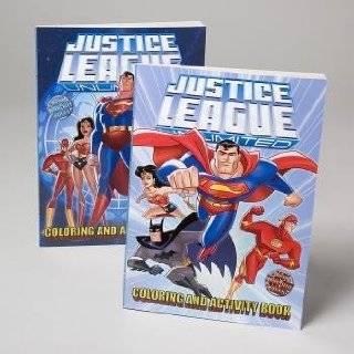   Justice League coloring books with easy tear out pages (2 book) Toys