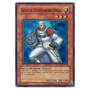  Yu Gi Oh Aurkus, Lightsworn Druid   Light of Destruction 