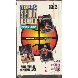  1993 94 Topps Stadium Club Basketball Box   Retail Sports 