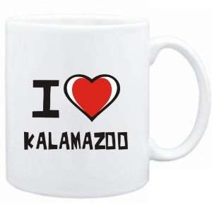  Mug White I love Kalamazoo  Usa Cities Sports 
