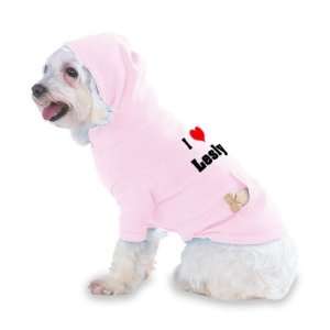  I Love/Heart Lesly Hooded (Hoody) T Shirt with pocket for 