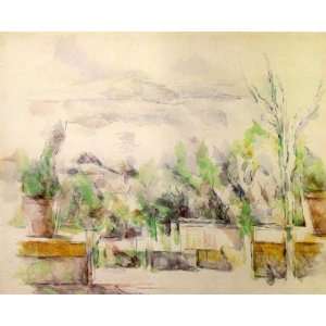  Oil Painting The Garden Terrace at Les Lauves Paul 
