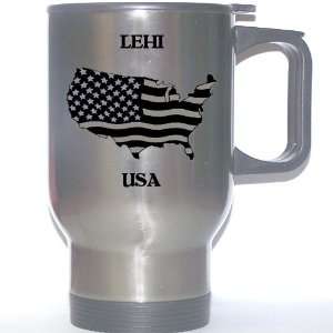  US Flag   Lehi, Utah (UT) Stainless Steel Mug Everything 