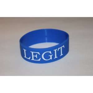  LEGIT Silicon Bracelet 1 BLUE 