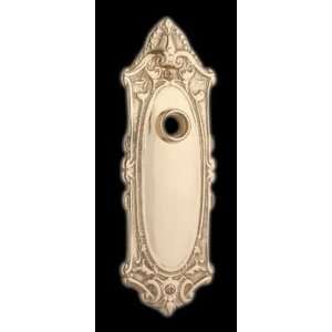   Bright Solid Brass, Oval Doorplate Without Keyhole