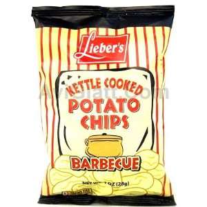 Liebers Kettle Cooked Barbque Potato Chips 1 oz