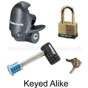  Master Lock   3 Trailer Locks Keyed Alike #3KA 379 4 