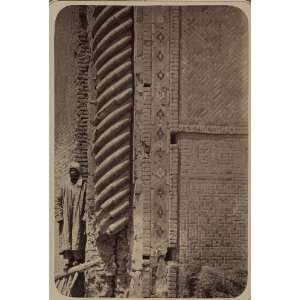  Madrasa,Bibi Khanum,column,façade,Samarkand,1865