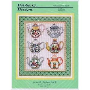 Tea Time   Cross Stitch Pattern Arts, Crafts & Sewing