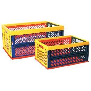    Ecr4Kids Large Ventilated Collapsible Crate 12 Pack