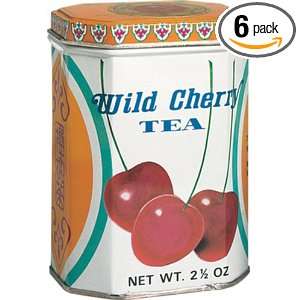 Roland Kwong Sang Tea, Wild Cherry, 2.5 Ounce Tins (Pack of 6)  