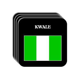 Nigeria   KWALE Set of 4 Mini Mousepad Coasters