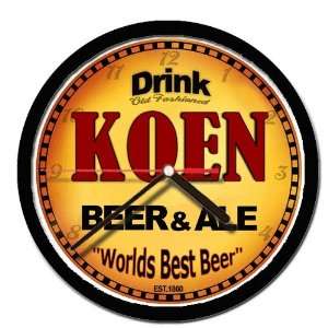  KOEN beer and ale cerveza wall clock 