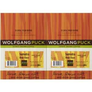 Wolfgang Puck Sumatra Kopi Raya (Dark Roast), 24 ct K Cups for Keurig 