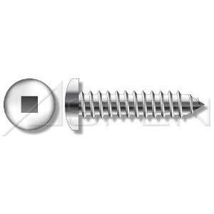  per box) #8 X 3/8 Stainless Steel Self Tapping Screws Pan Square 