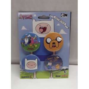 Adventure Time 4pc Button Pack