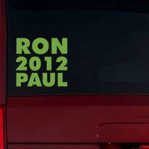  Ron Paul 2012 Window Decal (Lime Tree Green) Automotive