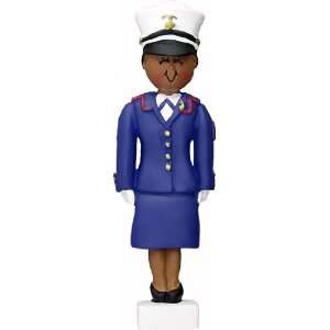  Armed Forces Marine, Female African American Personalized 