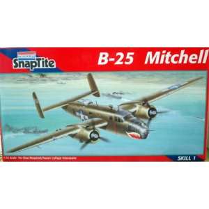  B 25 Mitchell Snaptite Kit Scale 172 Toys & Games