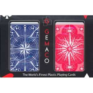  Gemaco Star Poker Plastic Playing Cards