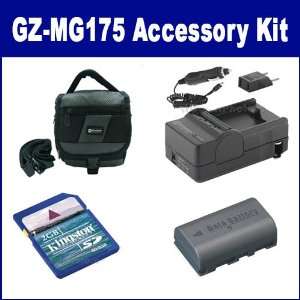  JVC Everio GZ MG175 Camcorder Accessory Kit includes SDM 