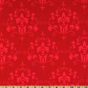  44 Wide Red Flourish At Home For The Holidays Fabric By 