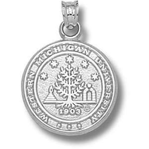  Western Michigan University Seal Pendant (Silver) Sports 