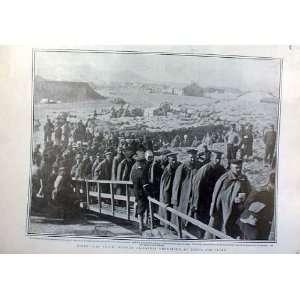  Russian Prisoners Going Into Exile In Japan 1905 Print 