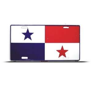  Panama Flag Metal License Plate Wall Sign Tag Automotive