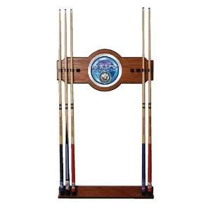  U.S. Navy 2 piece Wood and Mirror Wall Cue Rack Sports 